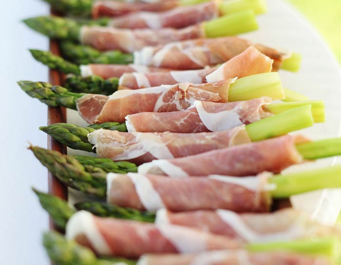 Ham-Wrapped Asparagus Spears