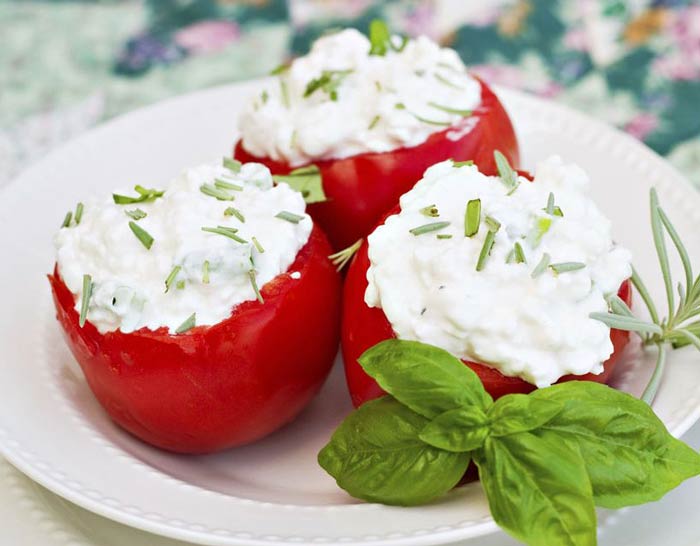 Stuffed Cherry Tomatoes