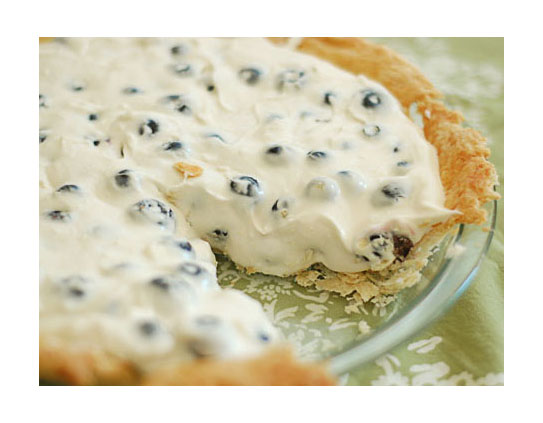 Blueberry Cream Pie