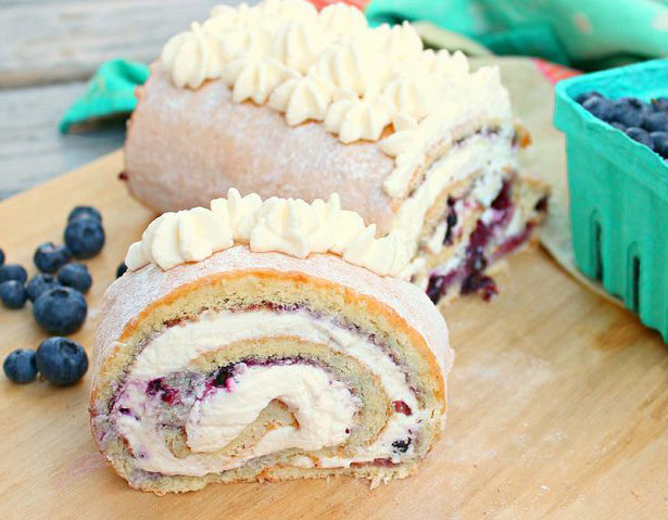 Blueberry Jelly Rolls