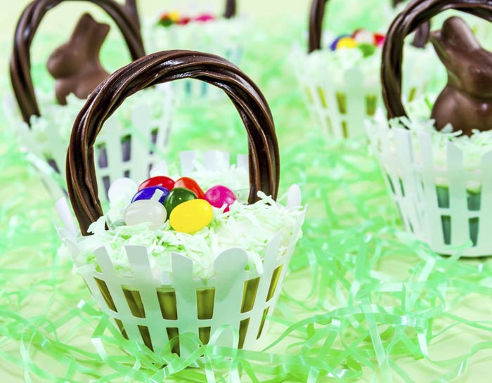 Easter Basket Cupcake