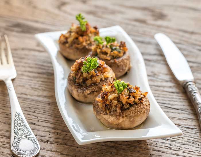 Gourmet Stuffed Mushrooms