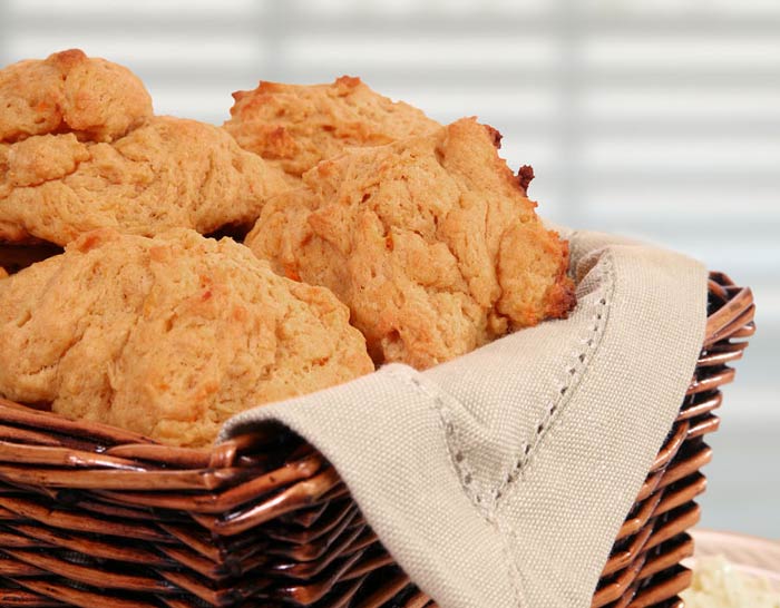 Sweet Potato Biscuits with Cheese