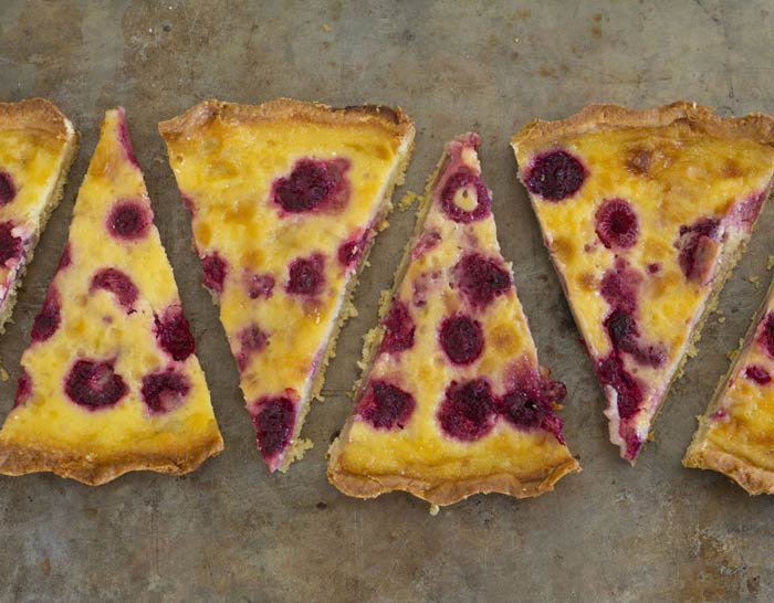 Raspberry Custard Pie