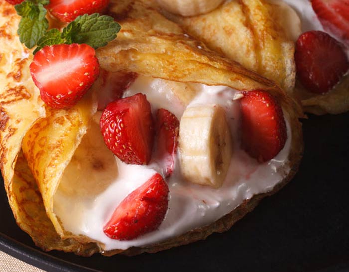 Strawberry Banana Crepes