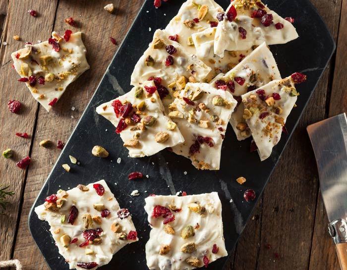 Pistachio Cranberry Bark