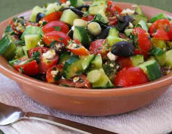 Tomato & Cucumber Salad